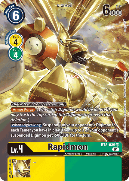 Rapidmon [BT8-039] (Alternate Art) [New Awakening]