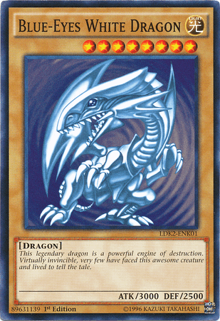 Blue-Eyes White Dragon (Version 2) [LDK2-ENK01] Common - Paradise Hobbies LLC