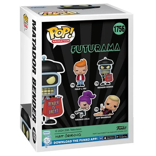 Funko Pop! Futurama Matador Bender