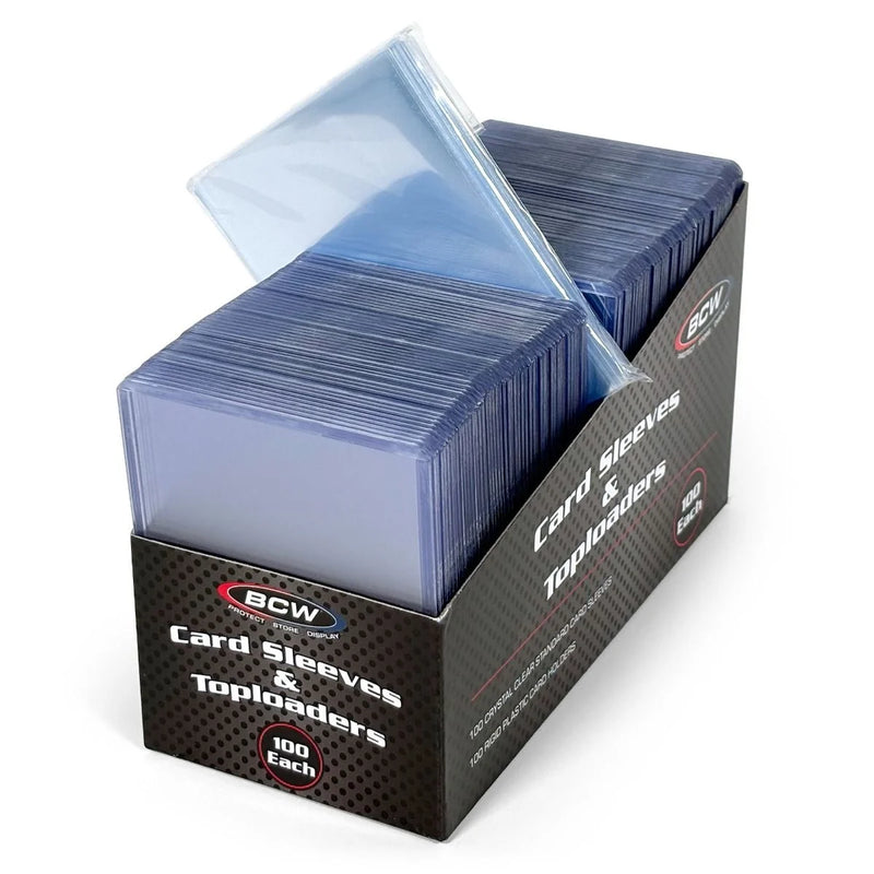 3x4 100 Count Card Sleeve and Toploader Combo Pack