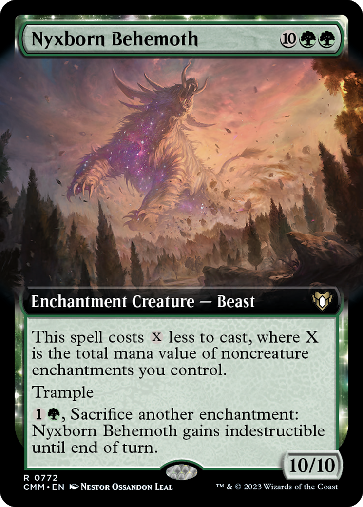 Nyxborn Behemoth (Extended Art) [Commander Masters]