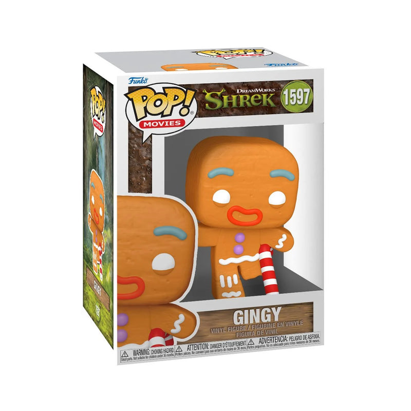 Funko Pop! Shrek DreamWorks 30th Anniversary Gingy with Candy Cane Vinyl Figure