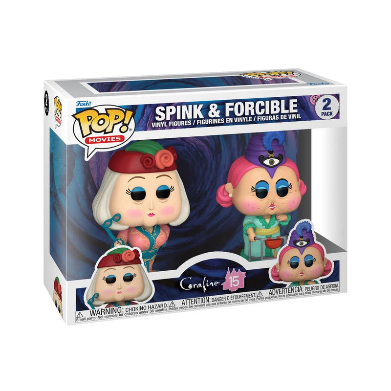 Funko Pop! Coraline 15th Anniversary Spink and Forcible 2 PK Vinyl Figure