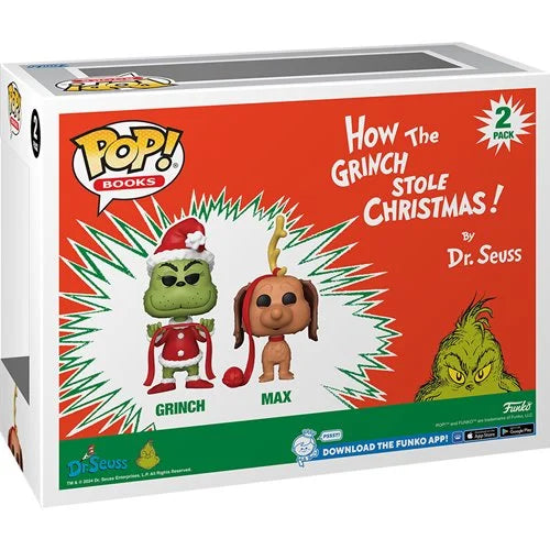 Funko Pop! How the Grinch Stole Christmas Grinch and Max