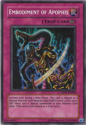 Embodiment of Apophis [RP01-EN098] Secret Rare