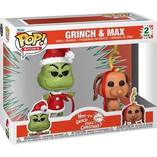 Funko Pop! How the Grinch Stole Christmas Grinch and Max