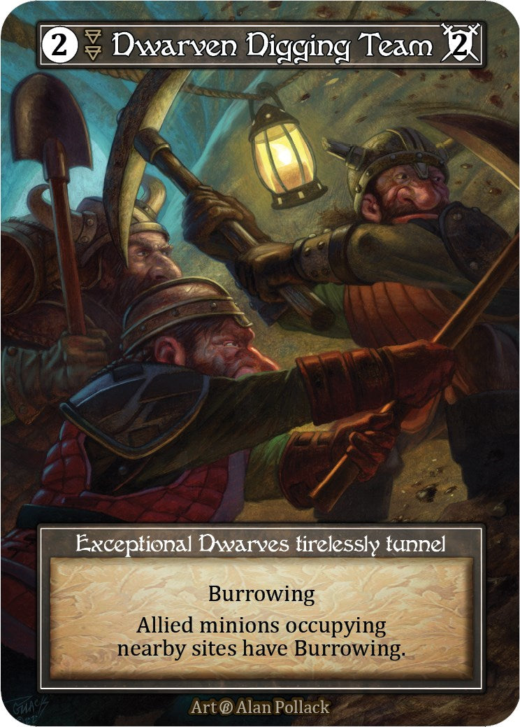 Dwarven Digging Team (Foil) [Beta]