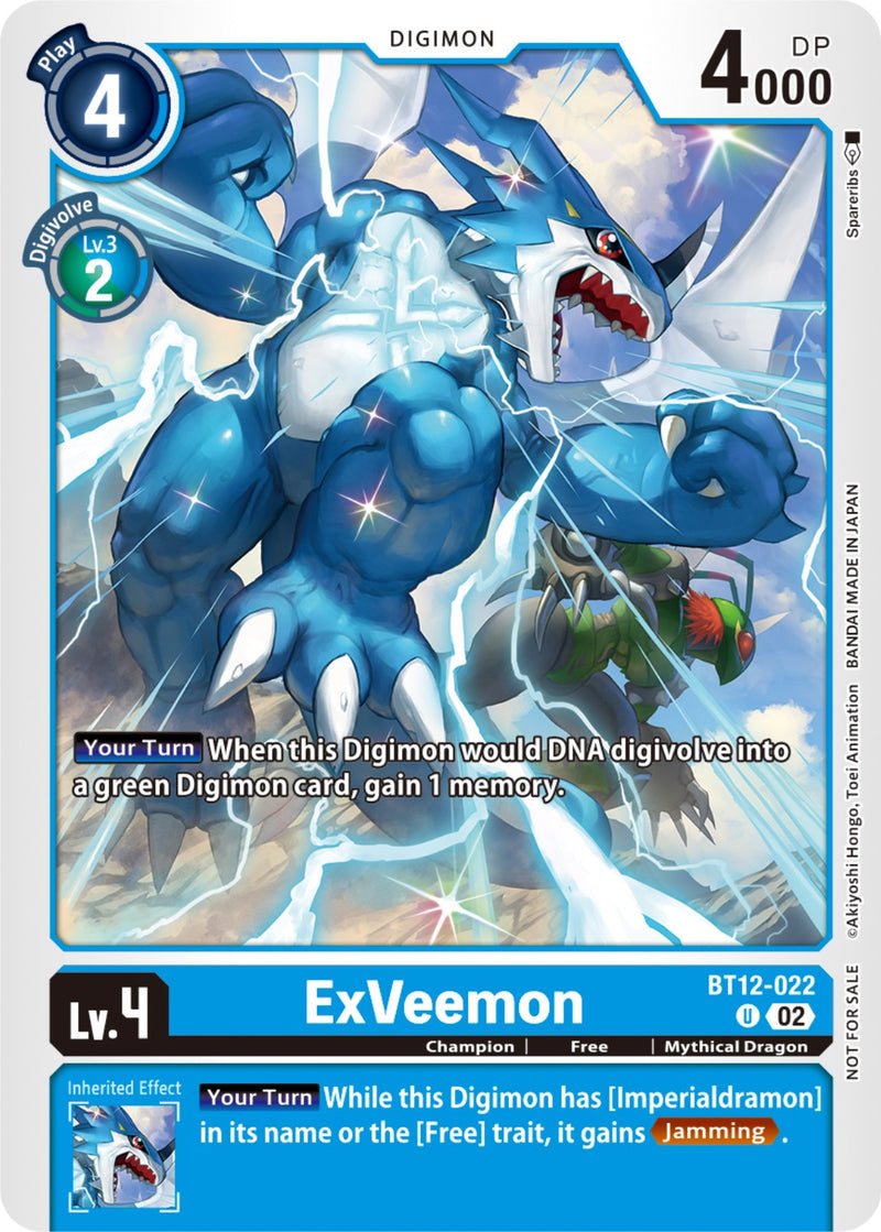 ExVeemon [BT12-022] (NYCC 2023 Demo Deck) [Across Time]