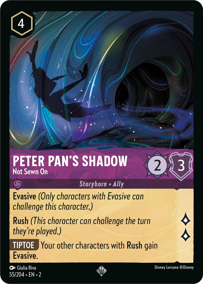 Peter Pan's Shadow - Not Sewn On (55/204) [Rise of the Floodborn] - Paradise Hobbies LLC