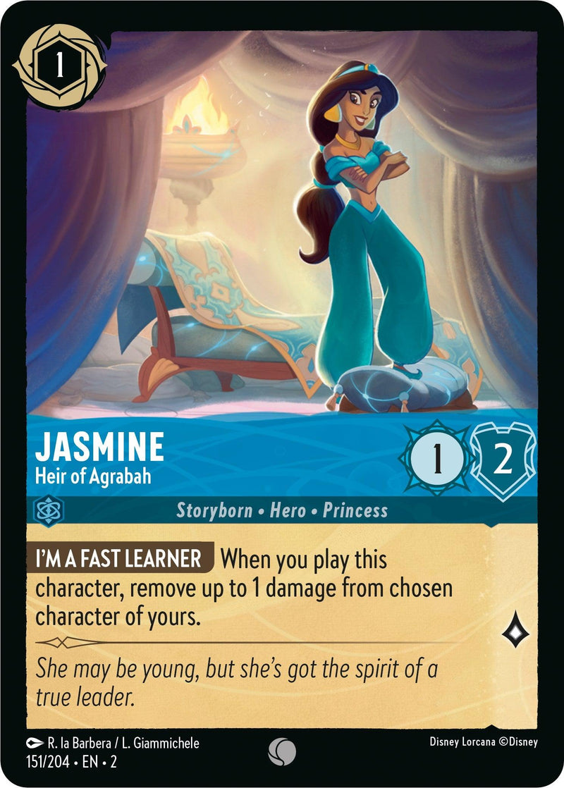 Jasmine - Heir of Agrabah (151/204) [Rise of the Floodborn] - Paradise Hobbies LLC