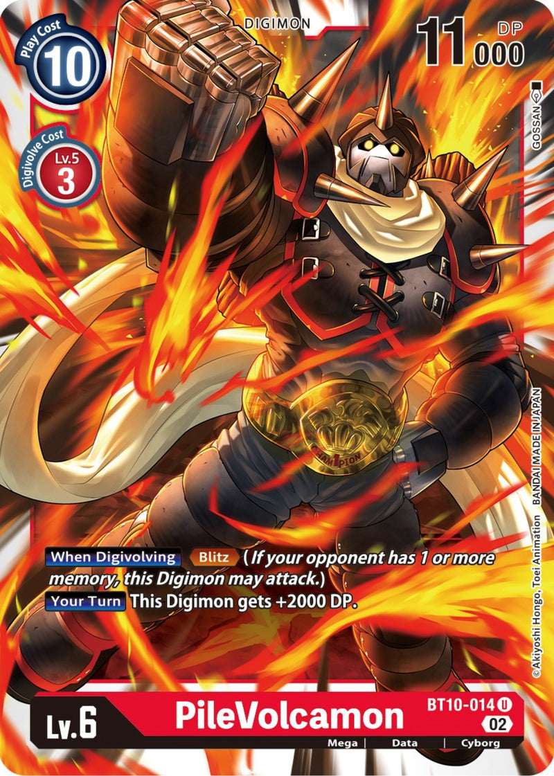 PileVolcamon [BT10-014] [Xros Encounter]