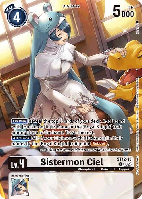 Sistermon Ciel [ST12-13] (Event Pack 7) [Starter Deck: Jesmon]