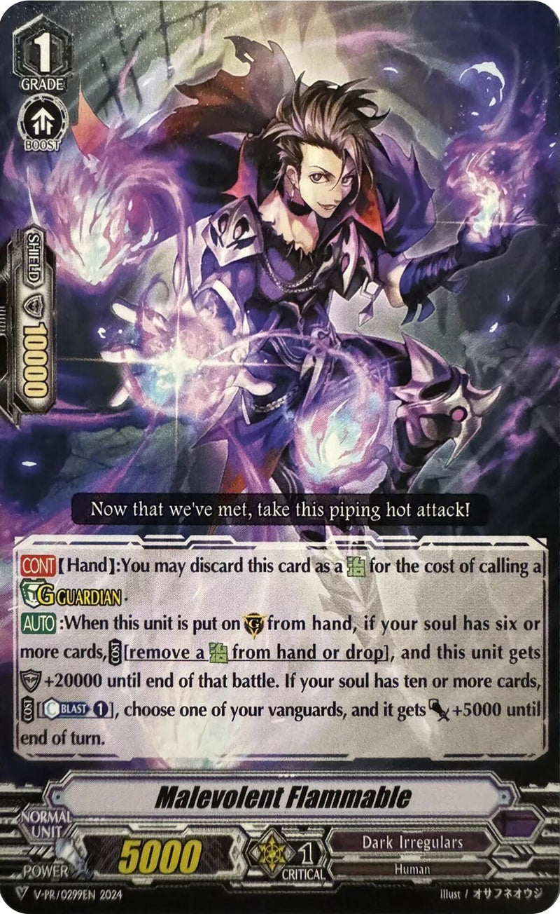 Malevolent Flammable (V-PR/0299EN) [V Promo Cards]