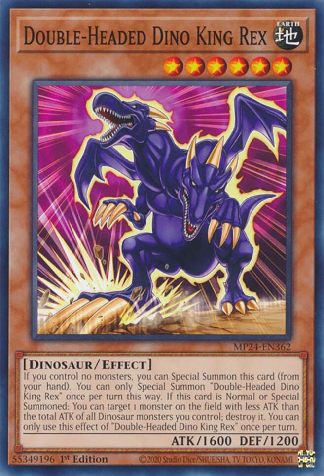 Double-Headed Dino King Rex [MP24-EN362] Common