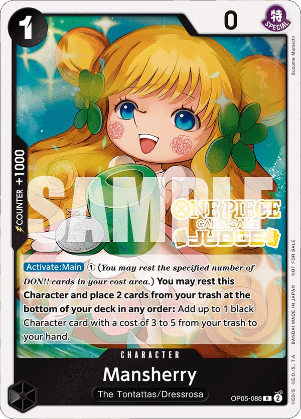 Mansherry (Judge Pack Vol. 4) [One Piece Promotion Cards]