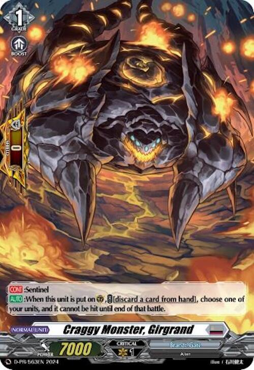 Craggy Beast, Girgrand (Foil) (D-PR/563EN) [D Promo Cards]