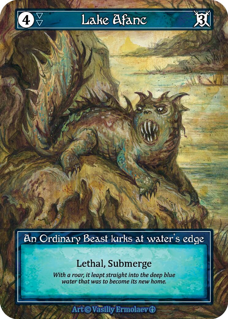 Lake Afanc (Foil) [Arthurian Legends]