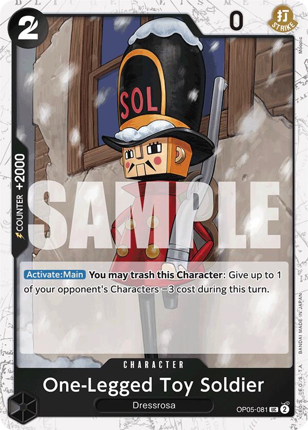 One-Legged Toy Soldier (Alternate Art) [Premium Booster]