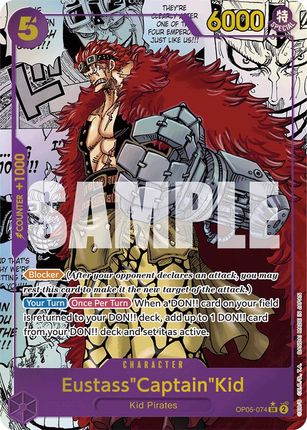 Eustass"Captain"Kid (Alternate Art) (Manga) [Premium Booster]