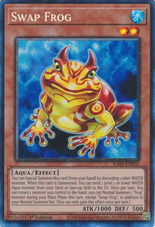 Swap Frog (CR) [RA03-EN005] Collector's Rare