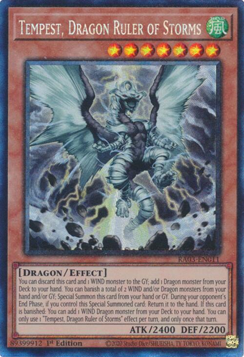 Tempest, Dragon Ruler of Storms (CR) [RA03-EN011] Collector's Rare