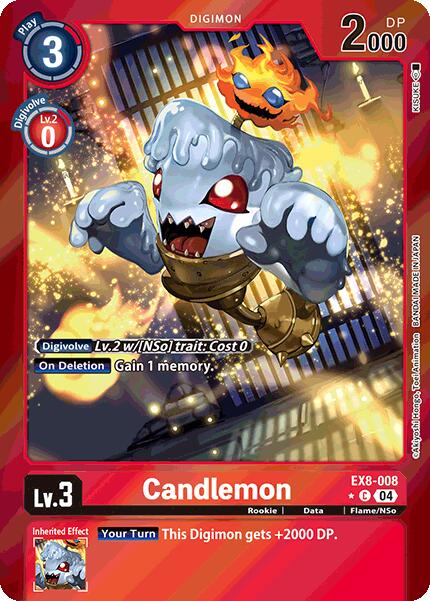 Candlemon [EX8-008] (Limited Foil) [Chain of Liberation]