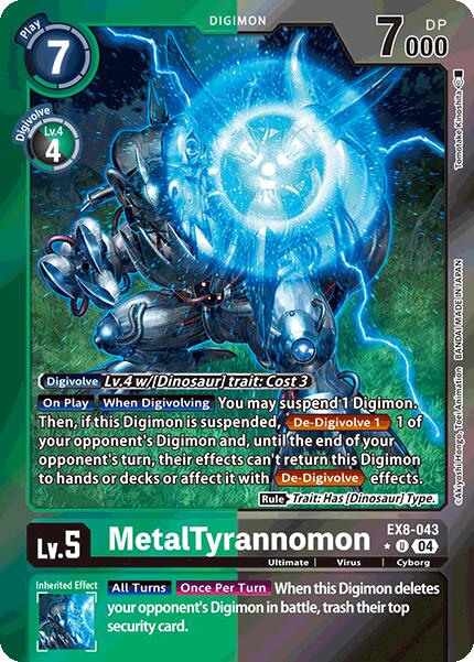 MetalTyrannomon [EX8-043] (Limited Foil) [Chain of Liberation]