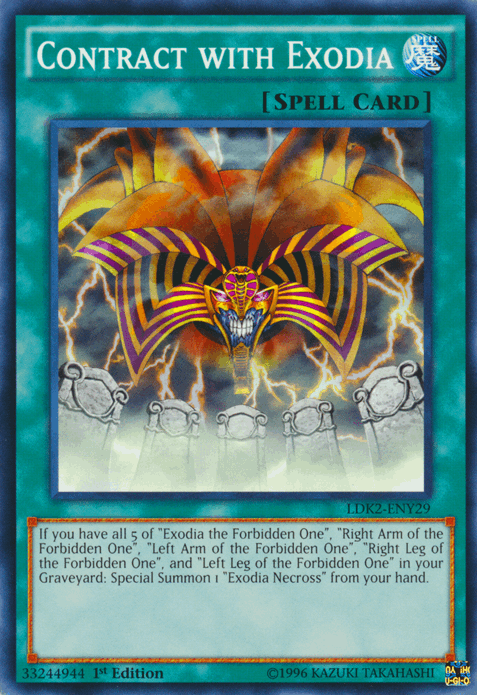 Contract with Exodia [LDK2-ENY29] Common - Paradise Hobbies LLC