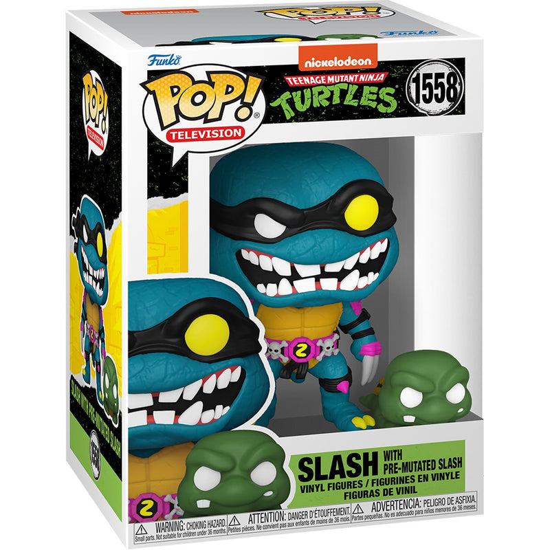 Funko Pop! Teenage Mutant Ninja Turtles Slash with Pre-Mutated Slash Vinyl Figure