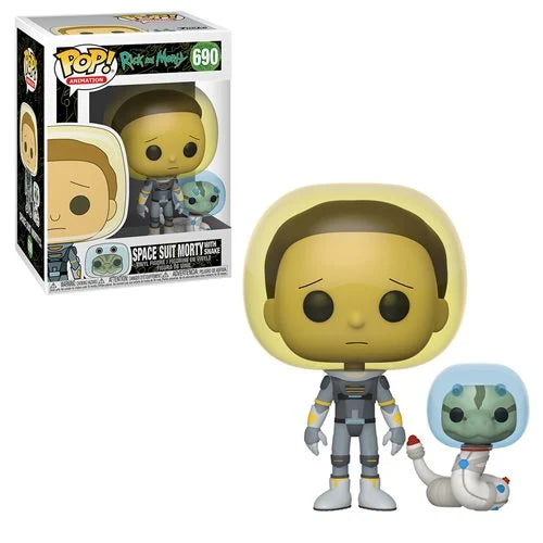 Funko Pop! Rick and Morty Space Suit Morty With Snake