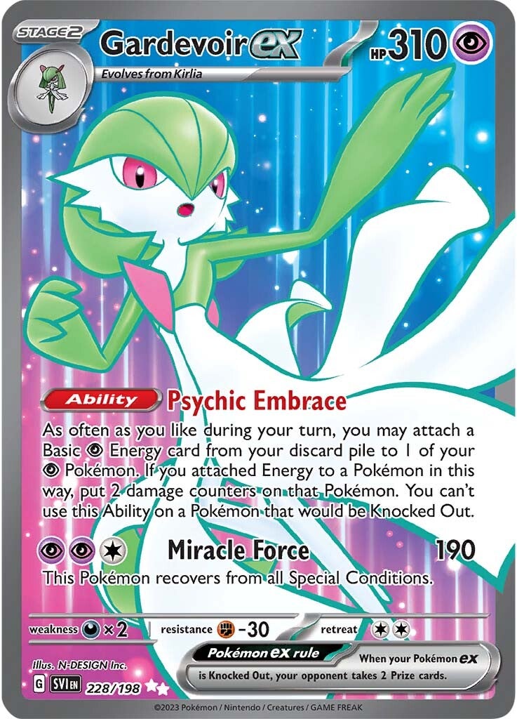 Gardevoir ex (228/198) [Escarlata y violeta: conjunto básico] 