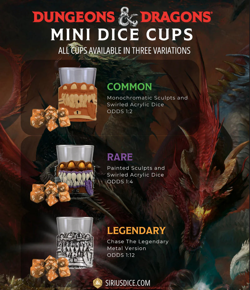 Sirius Dice: D&D Mini Dice Cups (1 at Random)