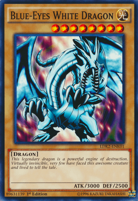 Blue-Eyes White Dragon (Version 1) [LDK2-ENK01] Common - Paradise Hobbies LLC