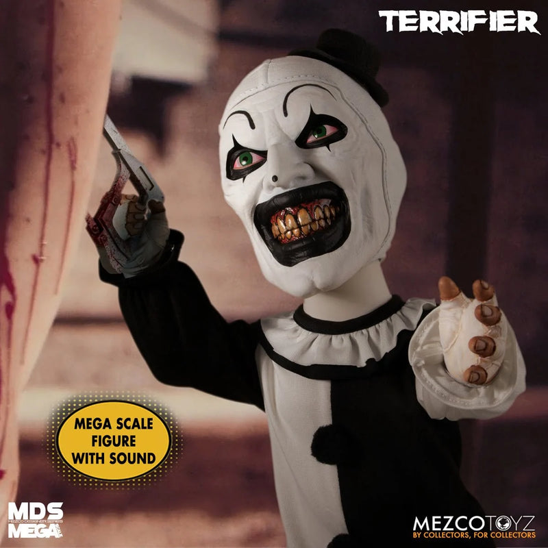 Terrifier: Art the Clown with Sound MDS Mega Scale 15-Inch Doll