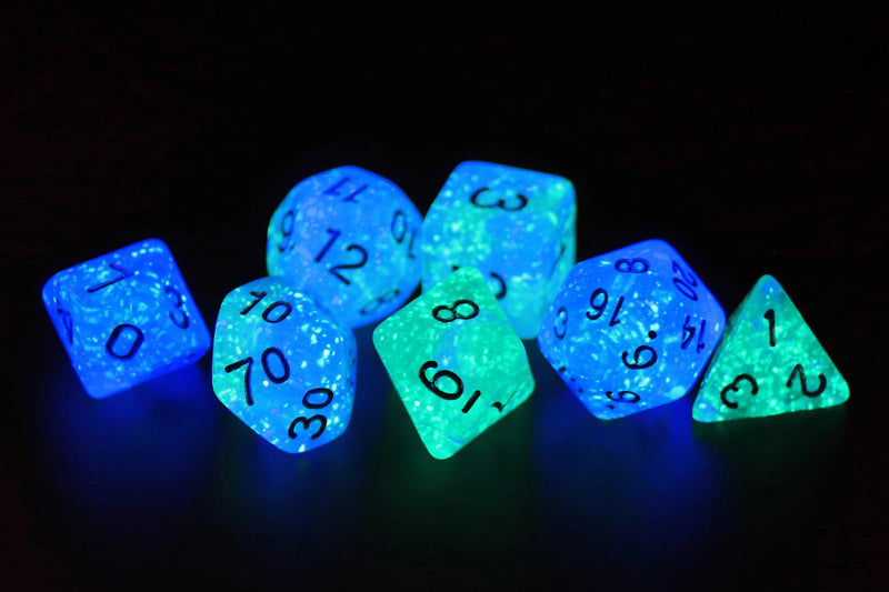 SIRIUS DICE 7CT: Frosted Glowworm