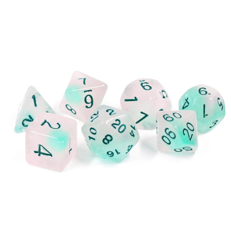 SIRIUS DICE 7CT: Frosted Glowworm