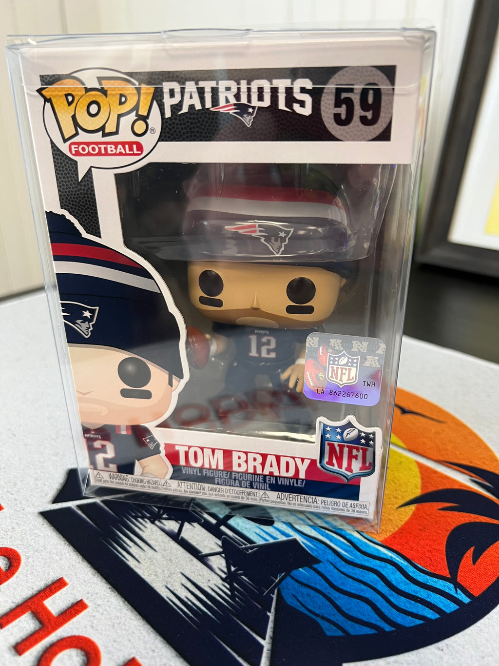 Funko POP NFL: Tom Brady (Patriots Color Rush) Collectible Figure