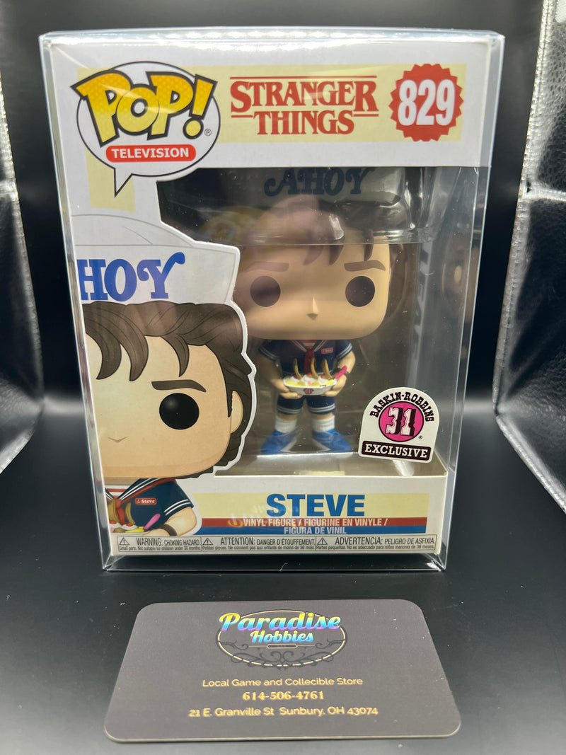 Funko Pop! Stranger Things "Steve" (Baskin Robbins Exclusive)