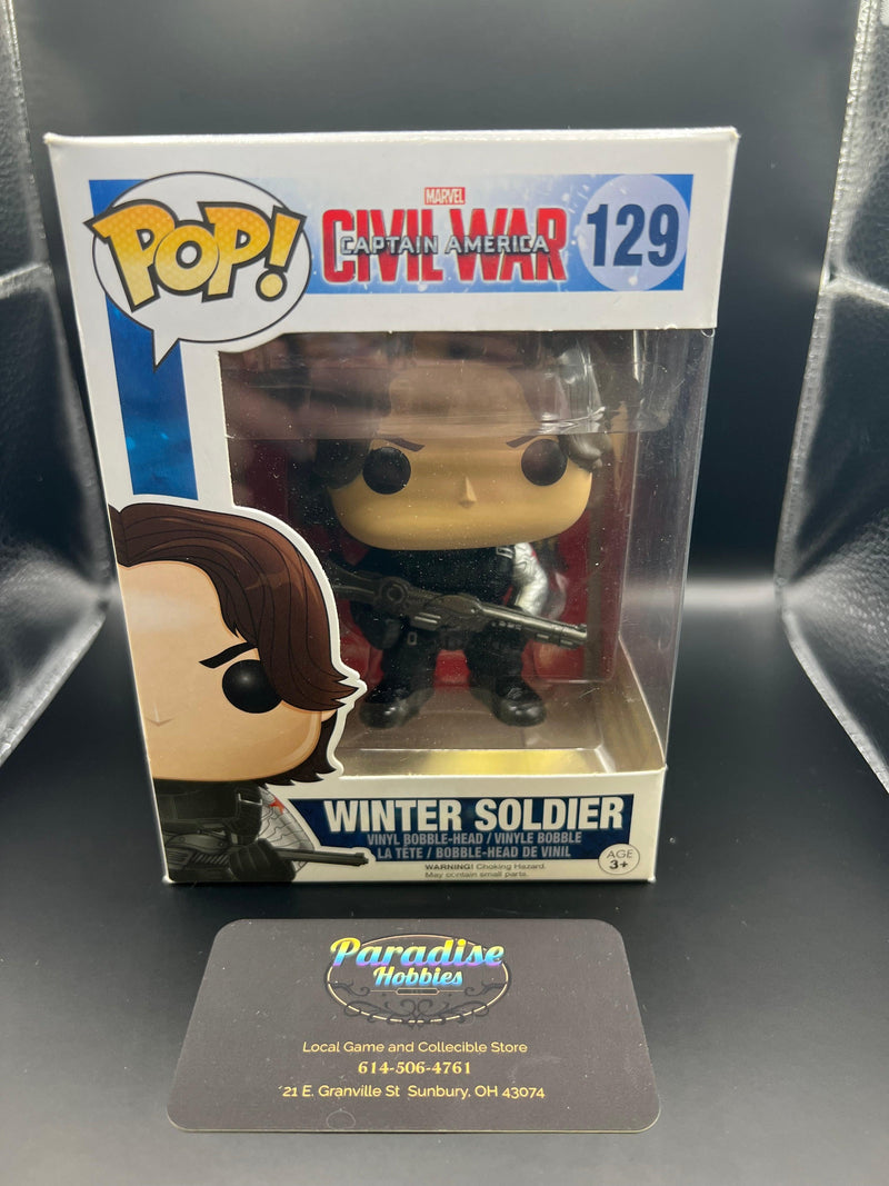 Funko Pop! Marvel Civil War "Winter Soldier" Vinyl Figure - Paradise Hobbies LLC
