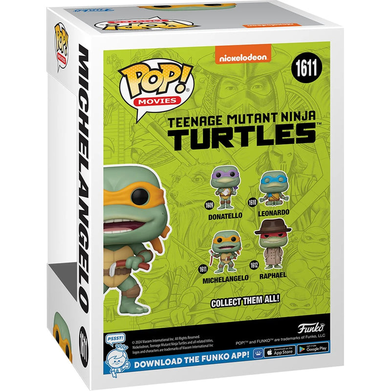 Funko Pop! Teenage Mutant Ninja Turtles 1990 Michelangelo Sausage Link Nunchucks