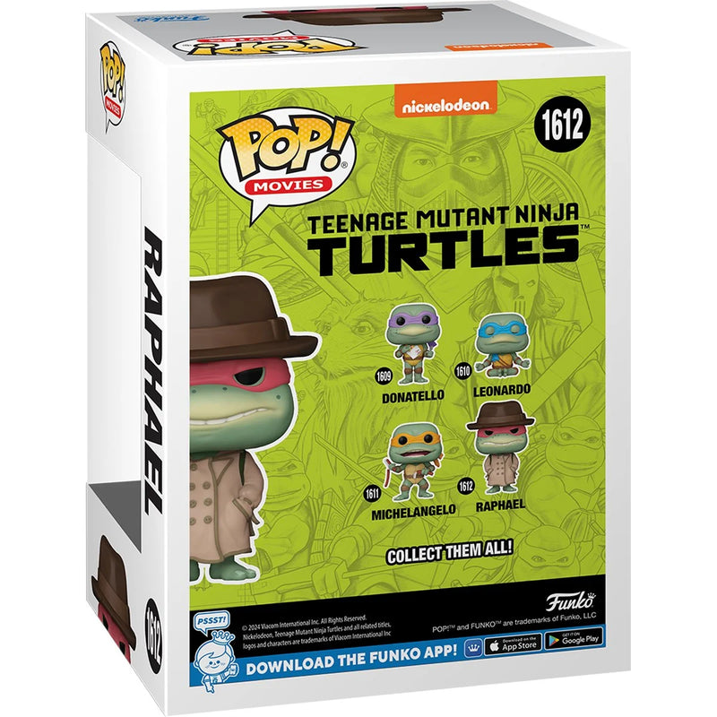 Funko Pop! Teenage Mutant Ninja Turtles 1990 Raphael with Coat and Hat