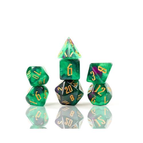 SIRIUS DICE 7CT TRANSLUCENT: SKYBOX NEBULA