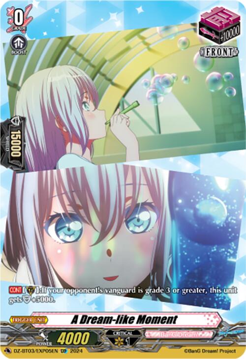 A Dream-like Moment (DZ-BT03/EXP05EN) [Dimensional Transcendence] - Paradise Hobbies LLC