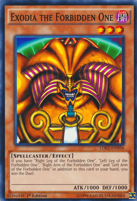 Exodia the Forbidden One [LDK2-ENY04] Common - Paradise Hobbies LLC