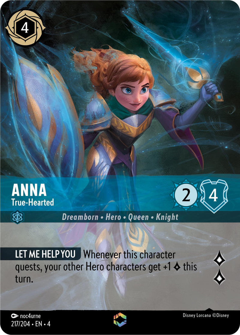 Anna - True-Hearted (Enchanted) (217/204) [Ursula's Return] - Paradise Hobbies LLC