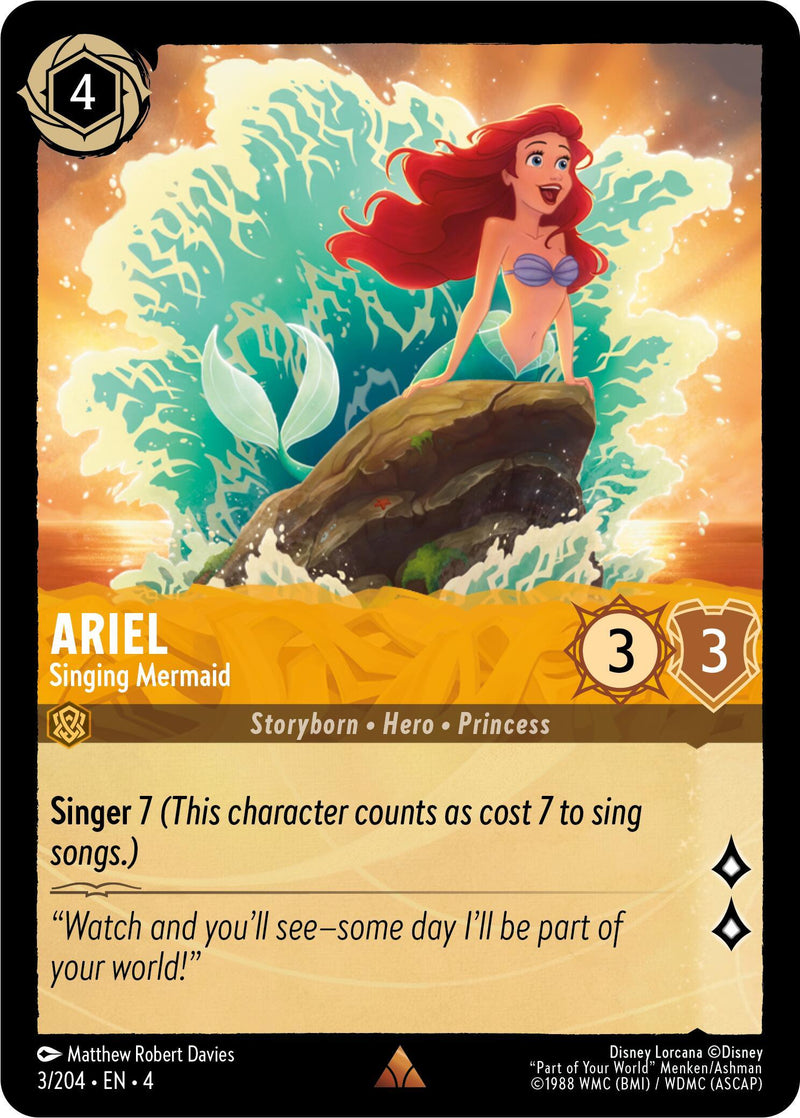 Ariel - Singing Mermaid (3/204) [Ursula's Return] - Paradise Hobbies LLC