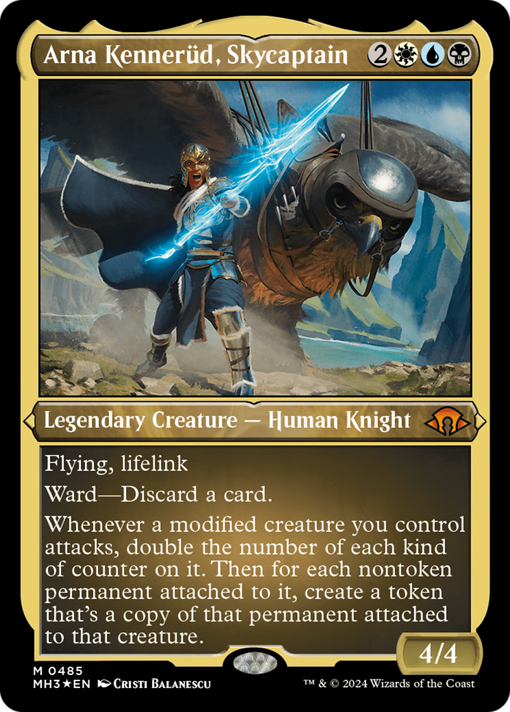 Arna Kennerud, Skycaptain (Foil Etched) [Modern Horizons 3] - Paradise Hobbies LLC