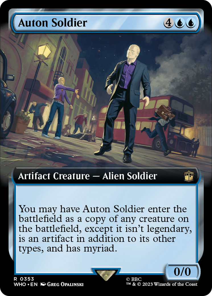 Auton Soldier (Extended Art) [Doctor Who] - Paradise Hobbies LLC