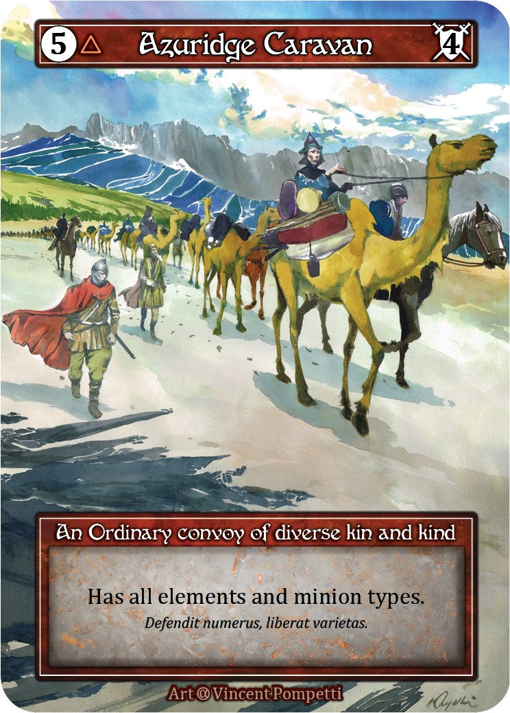 Azuridge Caravan (Foil) [Alpha] - Paradise Hobbies LLC