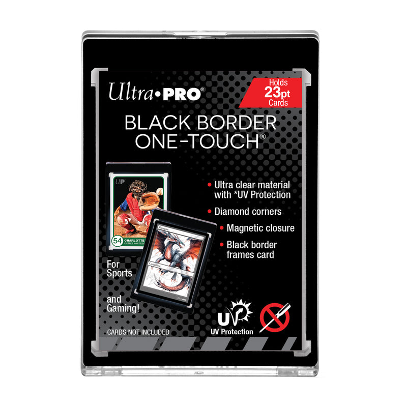 Ultra PRO: Black Border One-Touch - 23pt (UV Protection / 1 Card)